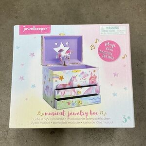 Purple Unicorn Musical Jewelry Box
